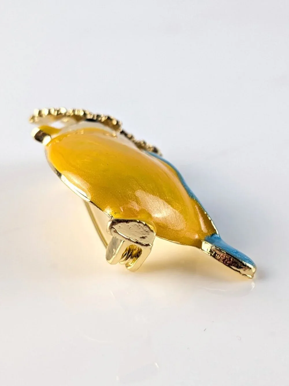 Little Yellow/Blue Bird Brooch